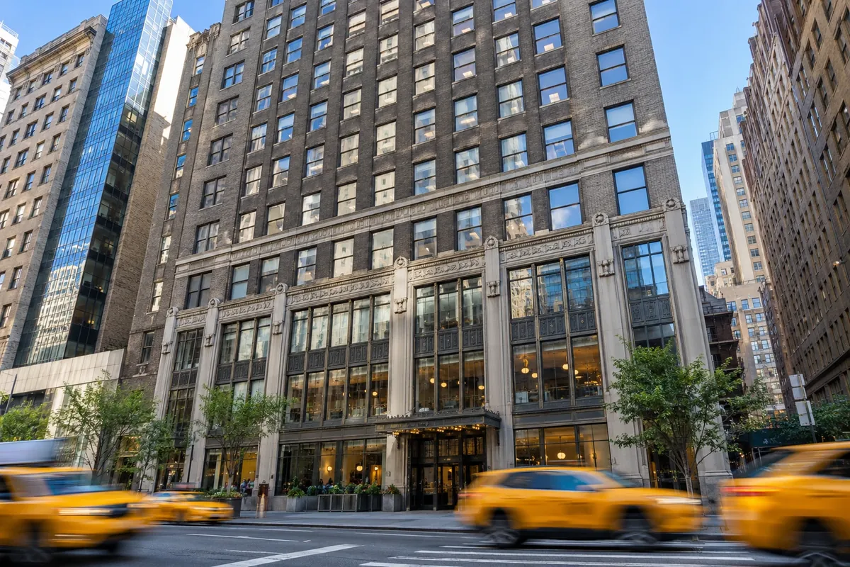 Office building on Broadway in Midtown Manhattan