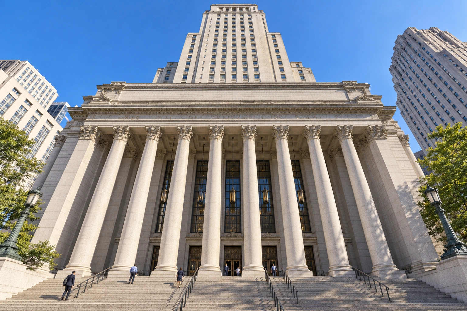 Thurgood Marshall federal courthouse in Lower Manhattan