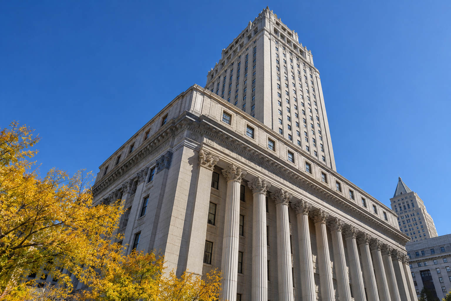 Federal courthouse at 40 Foley Square in Lower Manhattan